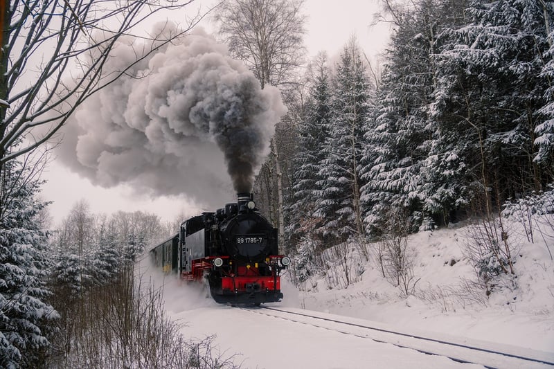 Steam Locomotive during Industrial Revolution